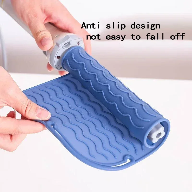 Portable Silicone Heat Resistant Mat Hair Styling Tool For Travel