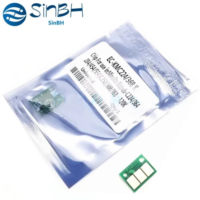 Cartucho Chip Tn324k Toner Chip Tn324 Tn324 Toner Cartucho Redefinir Chip para Konica Minolta Bizhub C258 C308 C368 40 Peças 120k 95k - Imagem 5