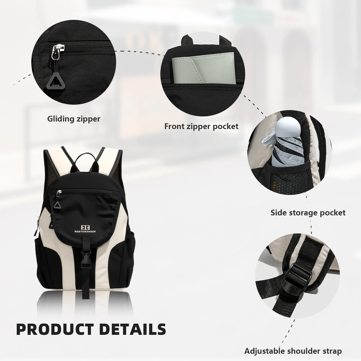 Outdoor Travel Small Backpack Women's New Lightweight Travel Mountaineering Bag Waterproof Backpack Ultra-Light Hiking Travel