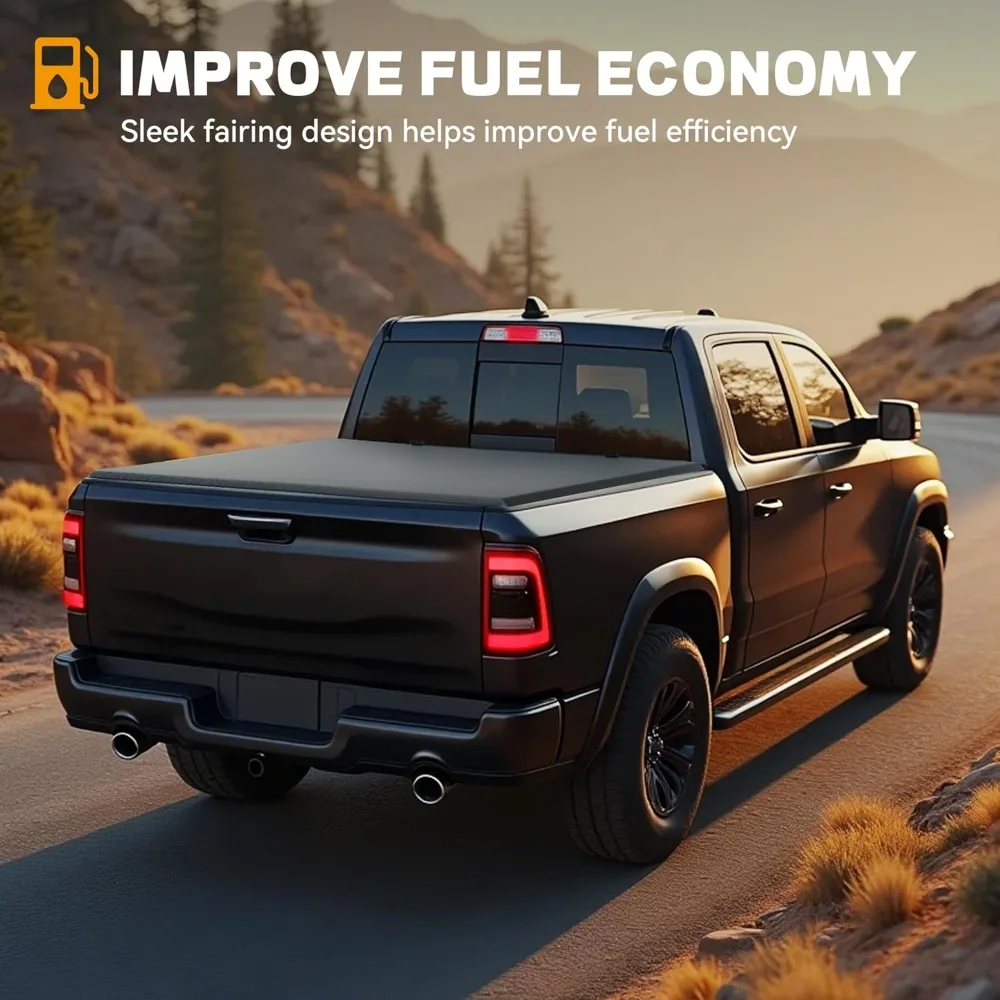 5.7FT FRP Hard Tri-Fold Tonneau 6