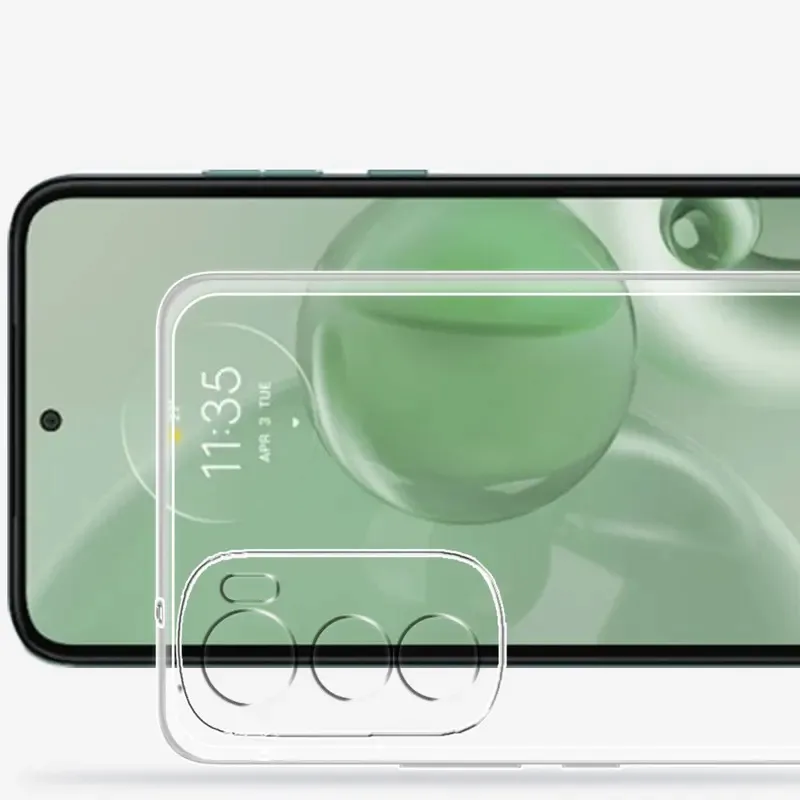 Ultra Clear Silicone Soft Back Cover - Thin Bumper Phone Case for Motorola Moto Edge 30