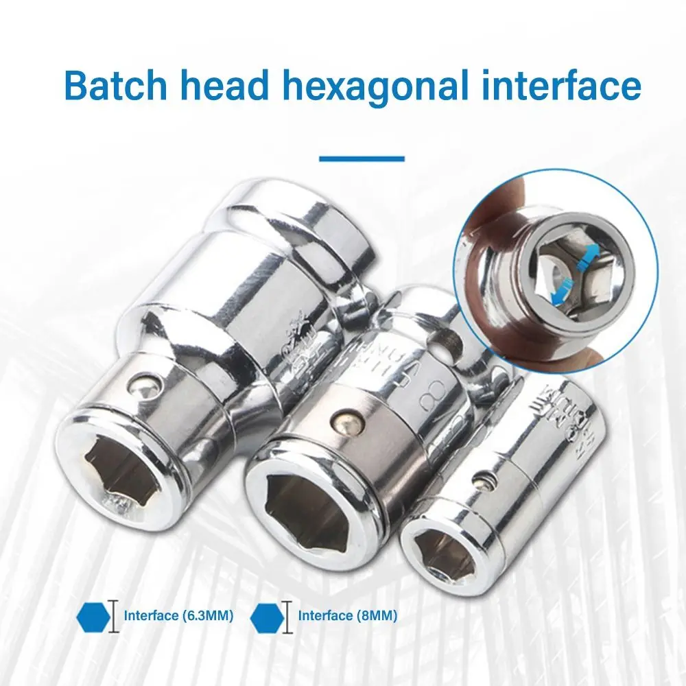 Chrome Vanadium Steel Ratchet Socket Adapter for Hand Tools