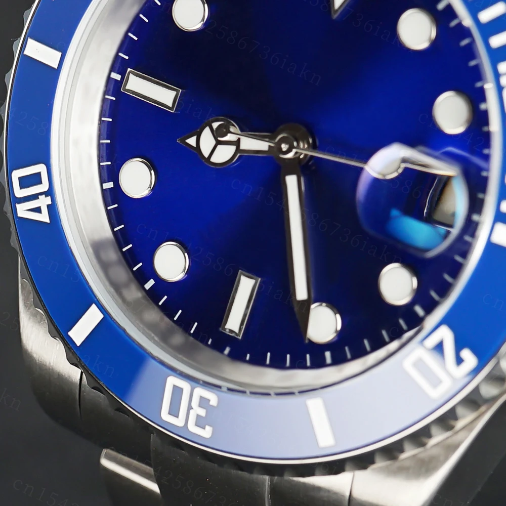 2022 Fashion New 40mm Men's Leisure Sports Sapphire Mirror Stainless Steel Material Waterproof Automatic Mechanical Watch