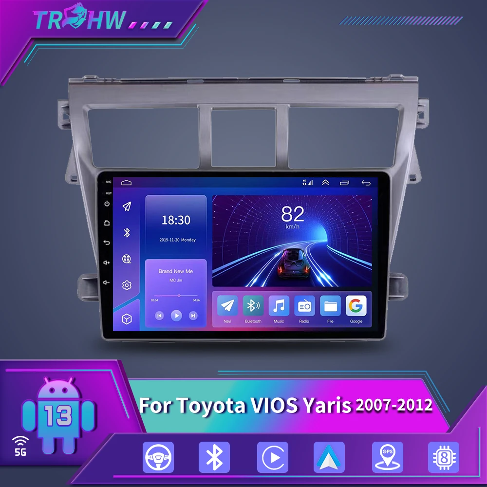 자동차 라디오 멀티미디어 비디오 플레이어, GPS 네비게이션, 와이파이 RDS FM 스테레오 오디오, BMW X5 E53 E39 E38 1996-2006, 7 인치 안드로이드 13 