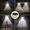 1/2/4 PCS 432 LED Solar Lights Outdoor Motion Sensor Waterproof Solar Wall Lamp 3 Modes Solar Security Light for Garden Patio 5