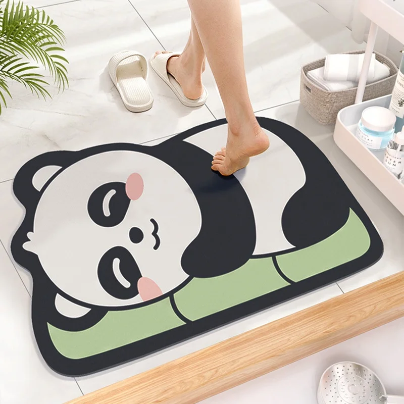 Charming Super Absorbent Quick-Drying Non-Slip Bathroom Mat