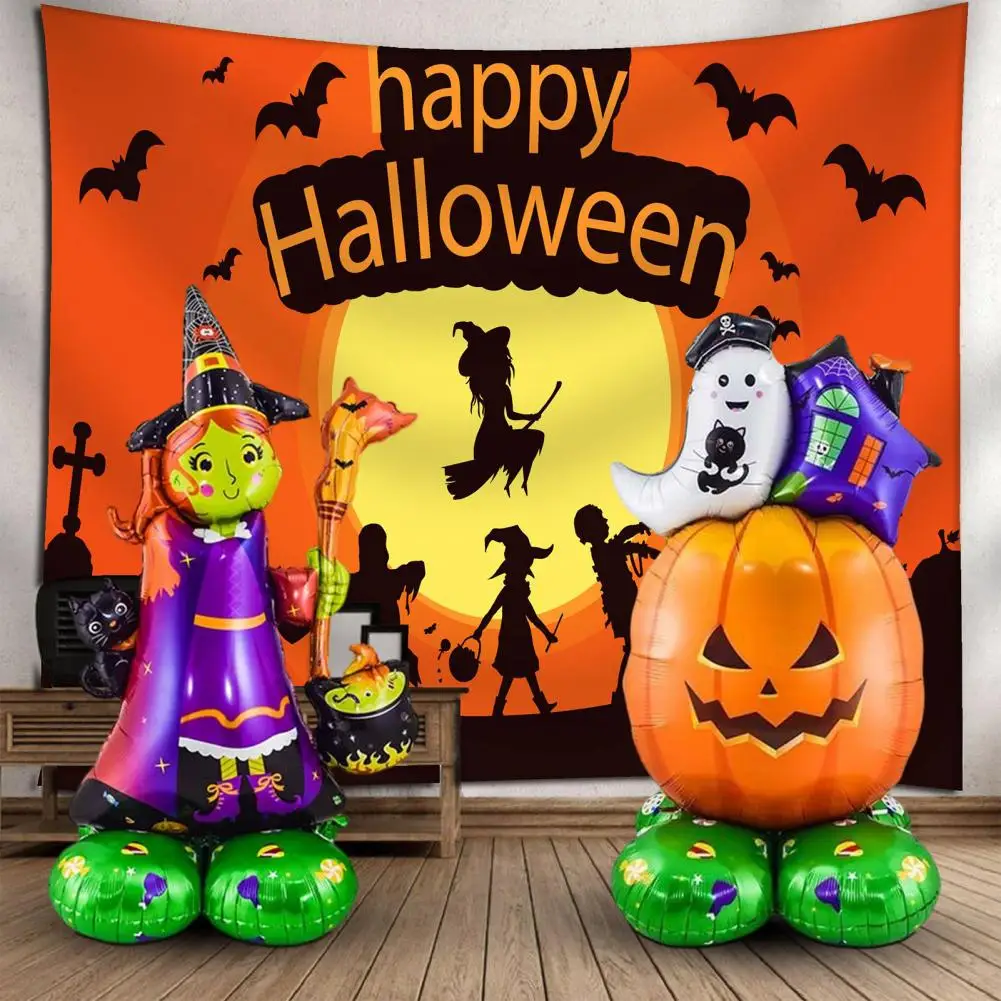 

4D Ghost Tree Pumpkin Halloween Skull Balloons Cartoon Balloon Aluminum Foil Balloons Party Supplies Halloween Decorations
