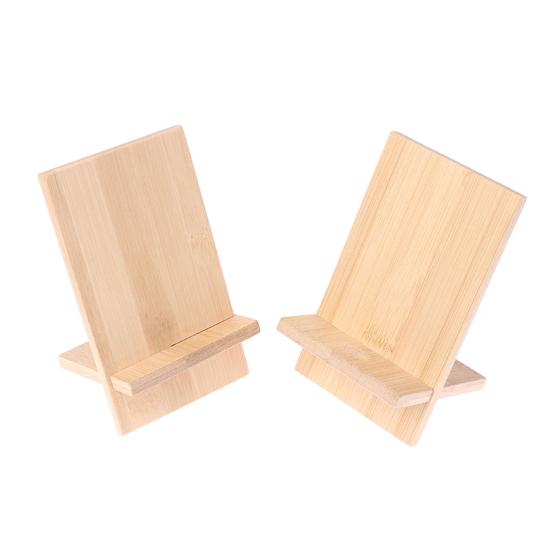 Wooden Phone and Tablet Charging Stand with Cable Management