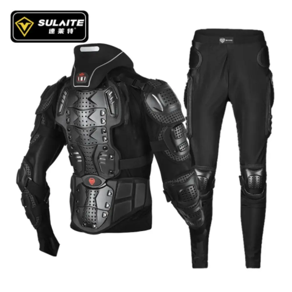 Motorcycle Riding Armor Full body Anti drop Racing Suit Off road Protective Gear Motorcycle Knee Pads
