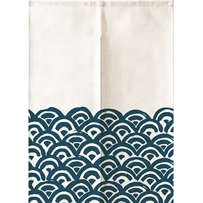 Japanese Style Splited Door Curtain Partation Blackout Room Divider Double Opening Door Curtain Lzakaya Restaurant 2