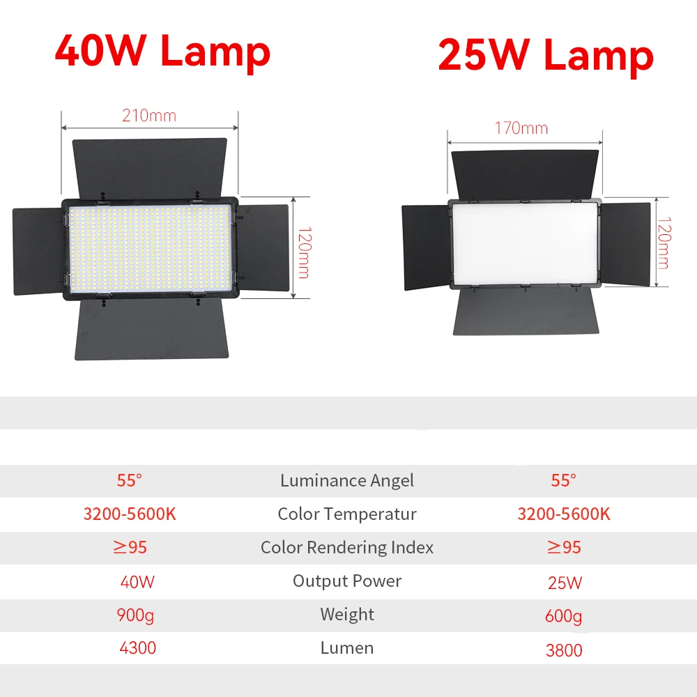 Lâmpada de Iluminação Led para Estúdio Fotográfico Luzes de Vídeo Preenchimento de Maquiagem Tripé Iluminação Opcional para o Youtube Live Streaming Tiktok - Image 6