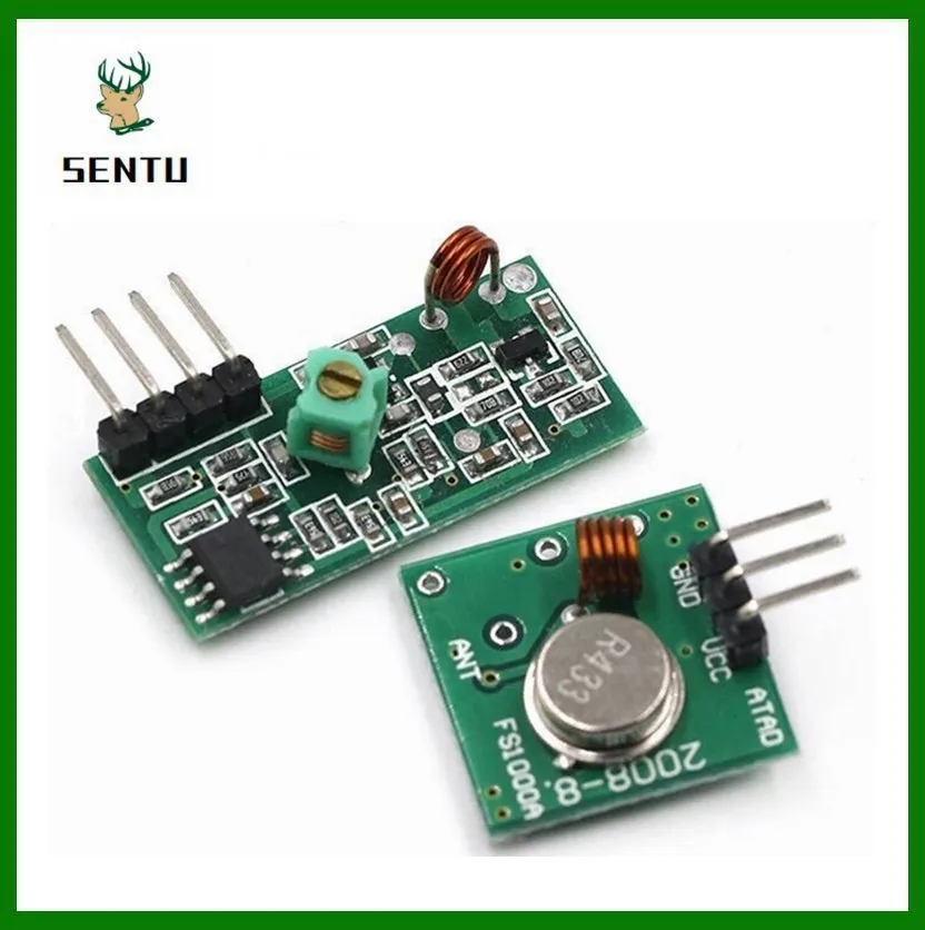 315 433 Mhz 315Mhz 433Mhz RF Transmitter And Receiver Link Kit for Arduino Wireless Remote Control Module Voltage Module Board