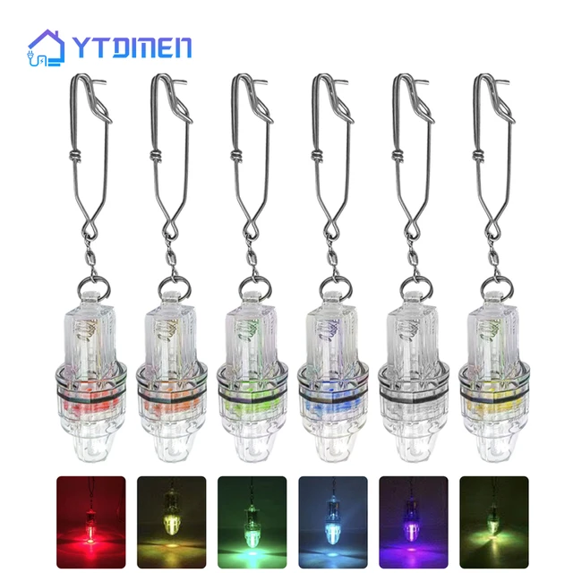 Fishing lights led underwater Deep Drop Fishing Light with Clip Waterproof  Blue Red Green White Multicolor fishing Lamp - AliExpress