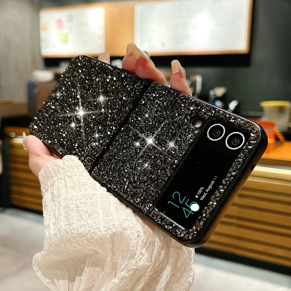 Luxury Sparkling Diamond Rhinestones Ultra Thin Shockproof Phone Case