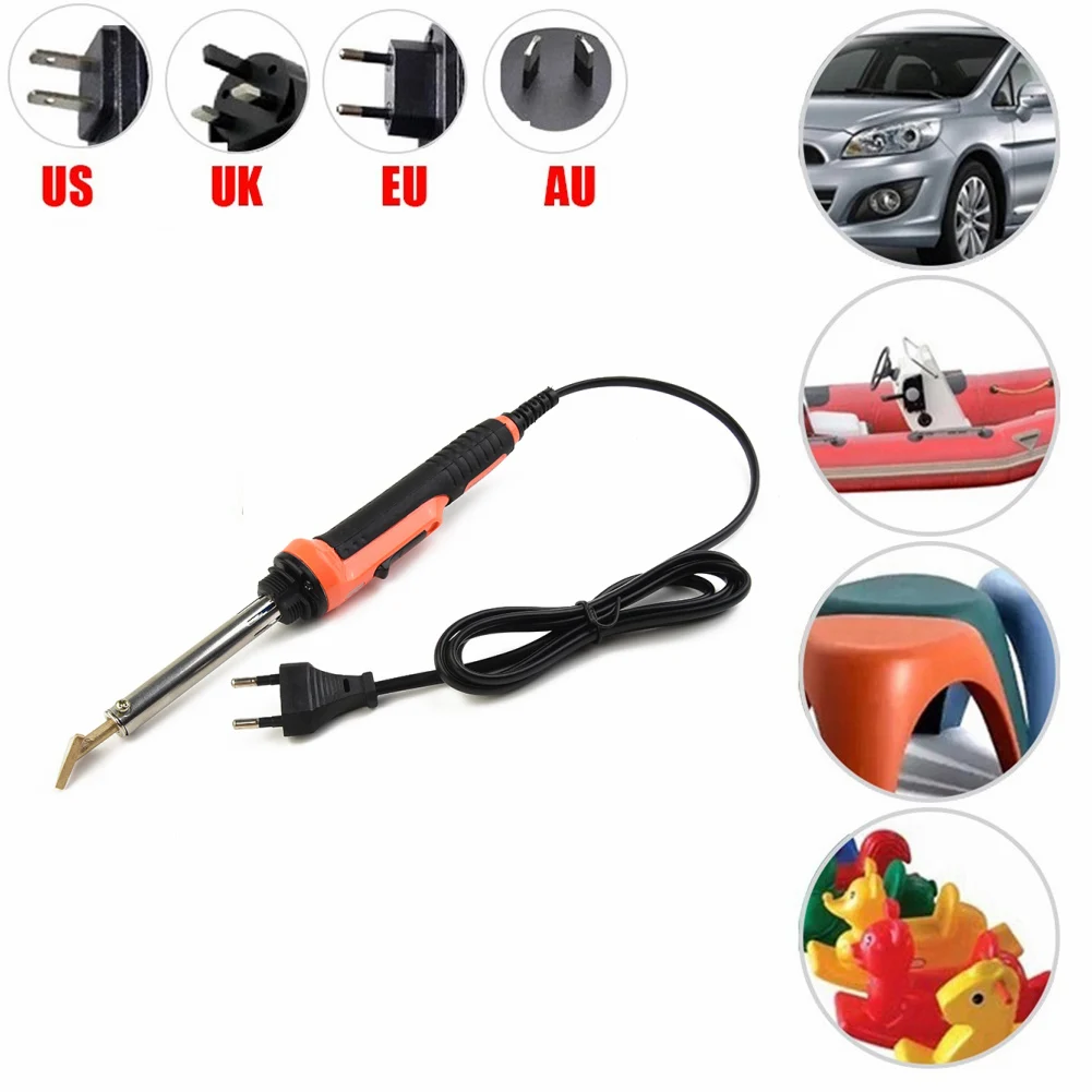 100W Electric Soldering Iron Kit Plastic Welding Soldering Iron Set Welder Tools For Bumper Kayak Repair And Thermoplastic Parts