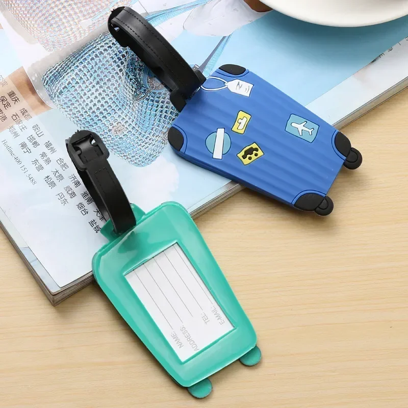 Chic Silicone Luggage Tags for Women - Stylish Travel Accessory