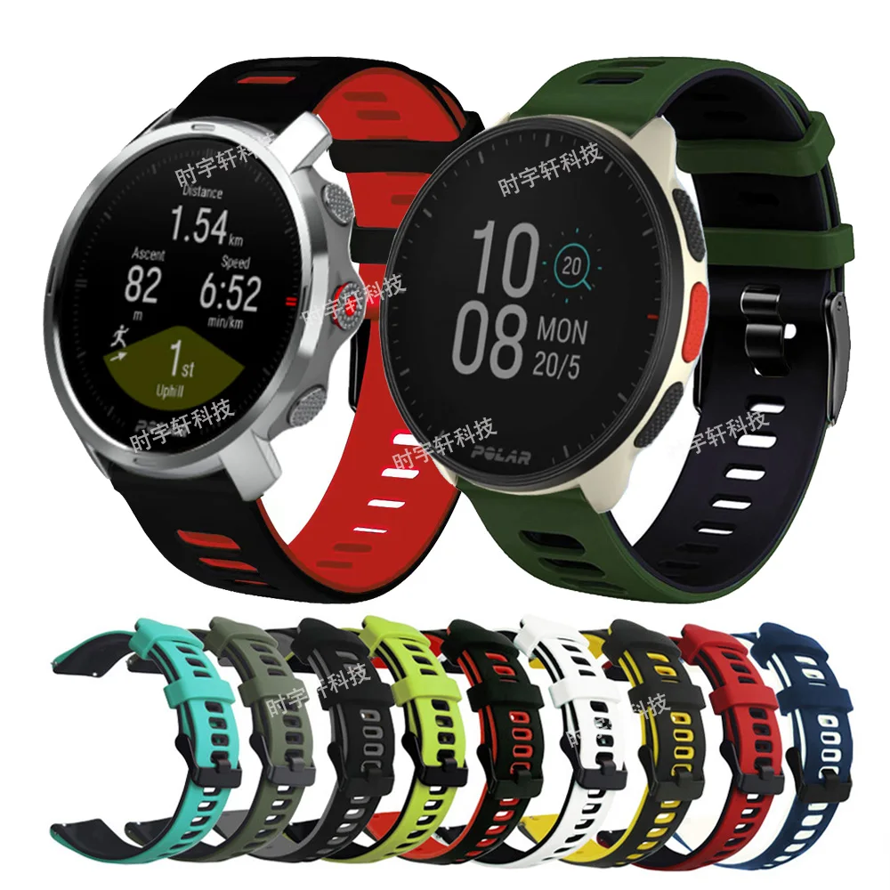 Per Polar Pacer/Slegare/Accendere 2 Band Sport Cinturino In Silicone Braccialetto Per Polar Grit X Pro Titan/Vantage M2 Accessori Smartwatch