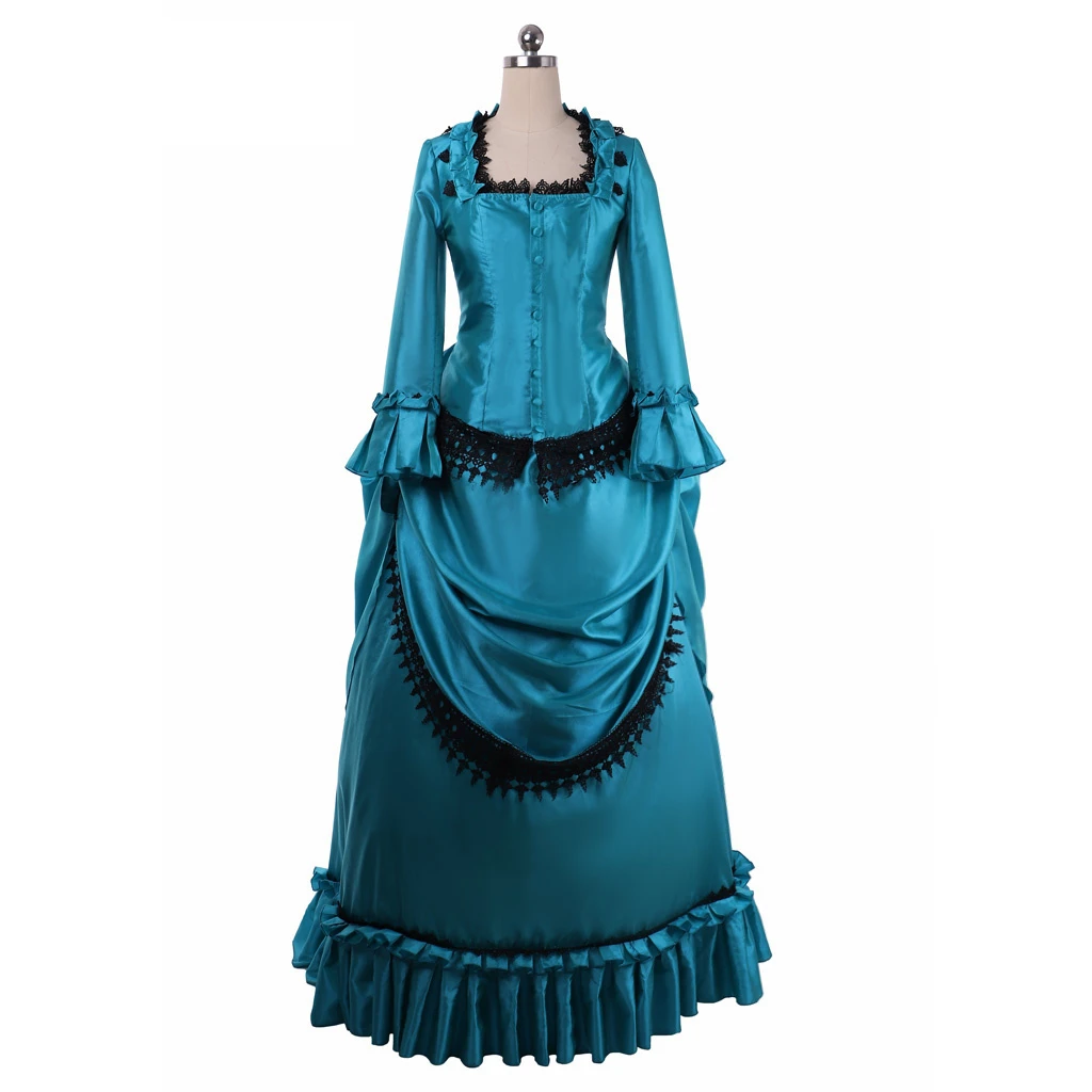 

Victorian Ball Gown Costume 18th Victorian Bustle Gown Dress Steampunk Gothic Ball Gown Bustle Dress Medieval Lady Walking Dress