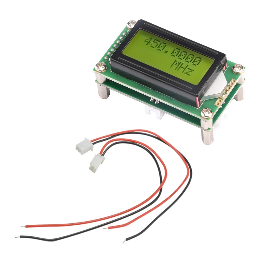Rf1-500Mhz /1Mhz ~ 1200Mhz Miernik Częstotliwości Tester Cyfrowy Plj-0802-E Lcd0802 Dc 9-12V Lcd Miernik Dla Ham Radio Diy Kit
