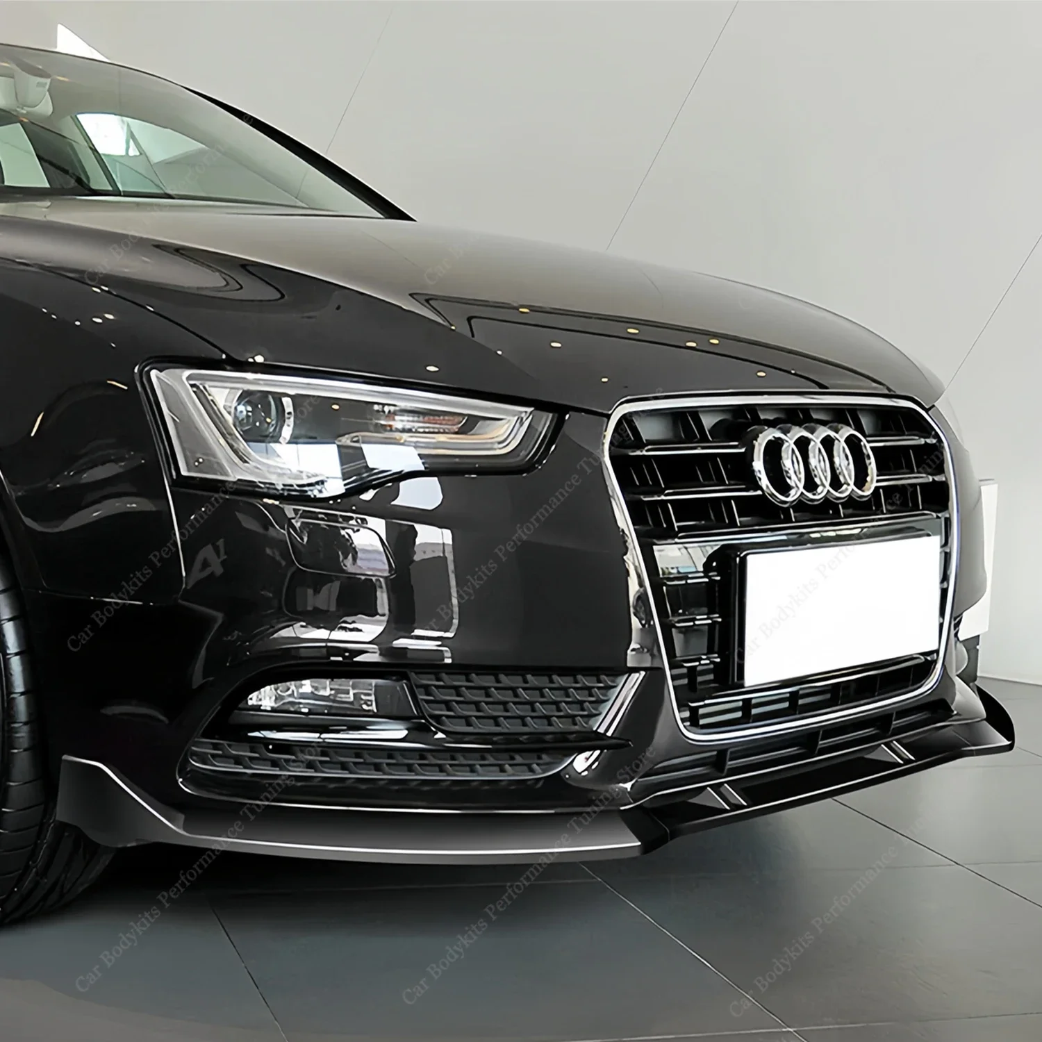 앞 범퍼 립 스포일러 스플리터 디퓨저 Audi A5 B8.5 8T 8F TFSI TDI Non-S-Line 2012-2016 Facelift Bodykits Tuning