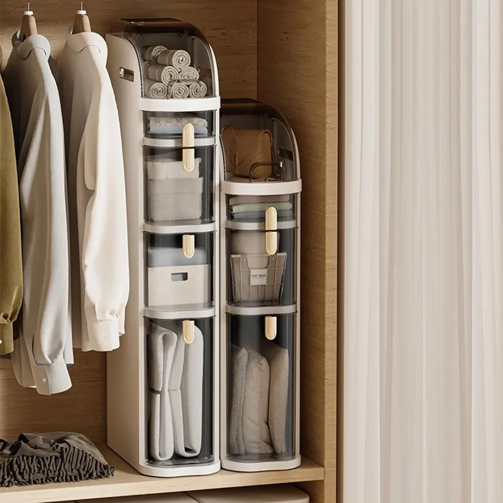 Plastic Bathroom Storage Cabinet Width Narrow Slim Gap Floor Organizer Side Unit Rolling Waterproof Toilet Paper Shelf
