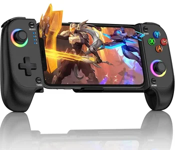 Mobile Game Controller for iPhone/Android Wireless gaming controller Support Phone Case - Compatible with Xbox Game, PlayStation 1