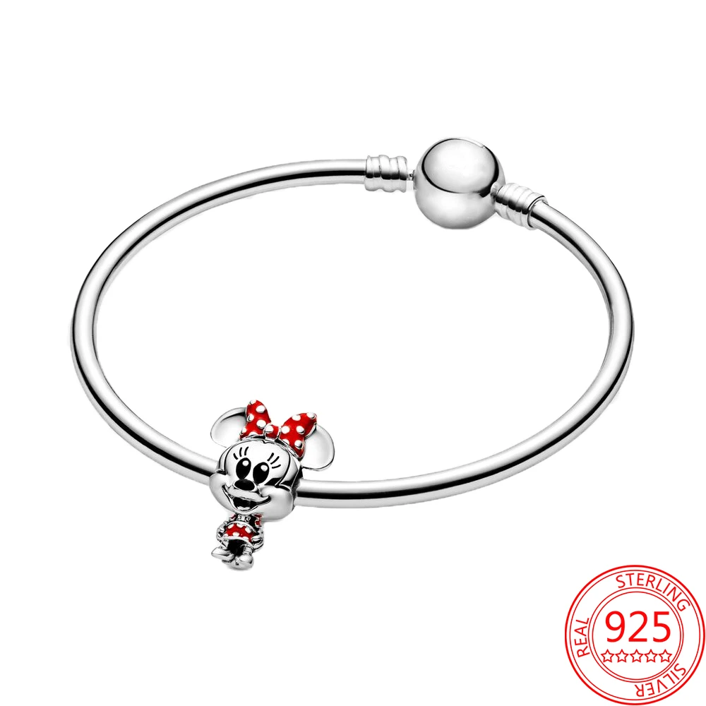 Disney, Mickey Mouse and Minnie Mouse Present Charm | PANDORA |  BeCharming.com