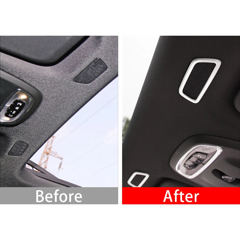 Auto Abdeckung Trim Cover Für Volvo XC60 (2018-2025) – Lautsprecherverkleidung Für Dach-Hochtöner, Selbstklebend