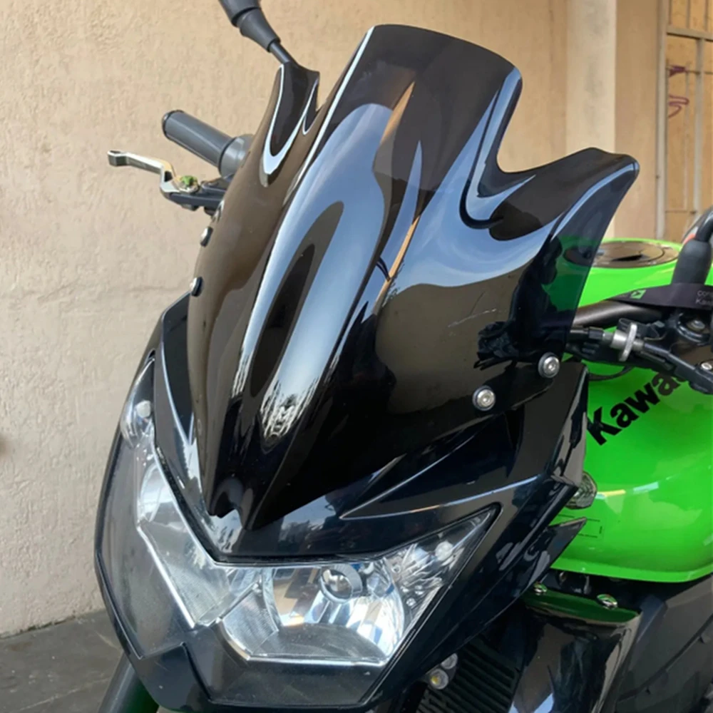 Hoge Kwaliteit Rook Zwarte Spoiler Voor Kawasaki Z750 Voorruit Z750r 2007-2008-2009-2010-2011-2012 Wind Deflectore