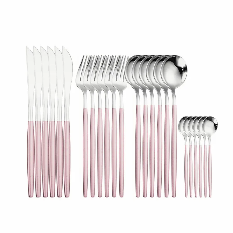pink silver 6sets