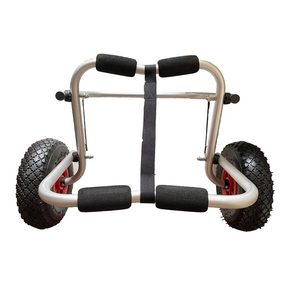 

Portable Kayak Trolley, Foldable, Energy-Saving, Two-Wheeled Carrier Cart, Canoe Boat, 65kg Loading Capacity