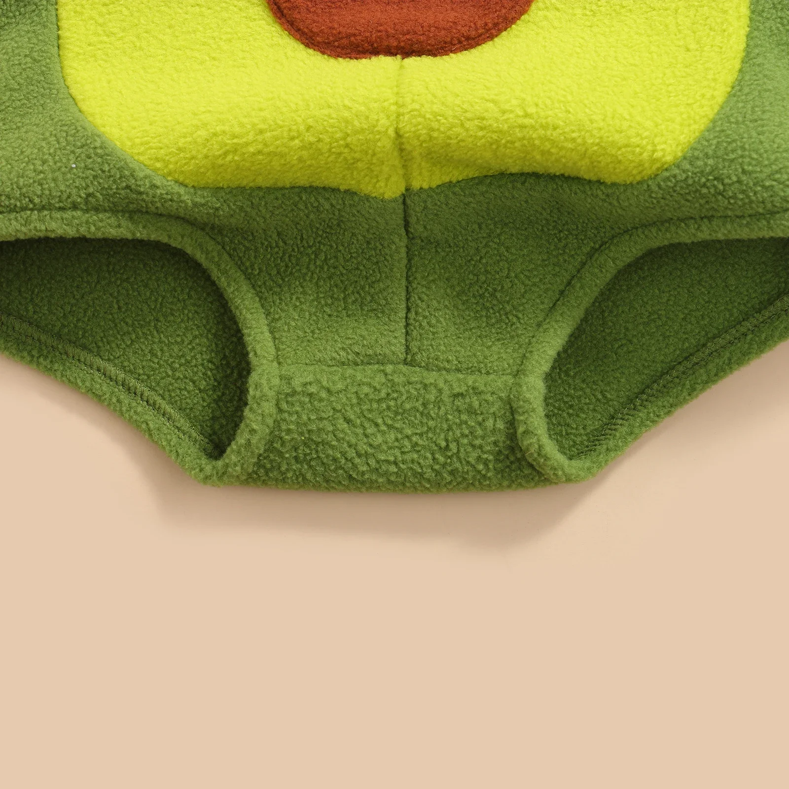 VISgogo Baby Girls Boys 2pcs Halloween Romper Clothes Avocado Sleeveless Zipper Hooded Jumpsuits+Striped Stockings Outfits 5