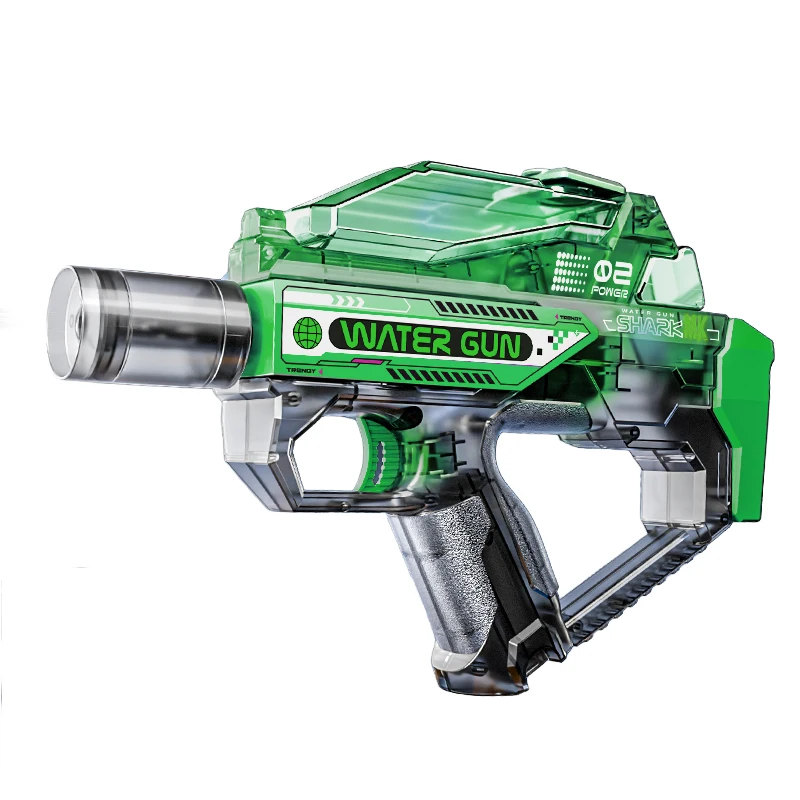 Pistolet à eau électrique avec lumières et sons pour enfants_voghion.com