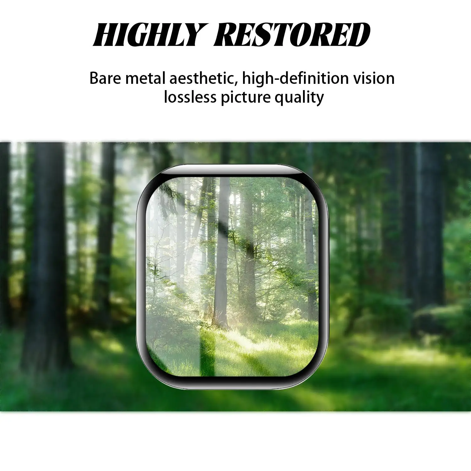 3D Curved Screen Protectors - HD Clear Flexible PMMA Smartwatch Films
