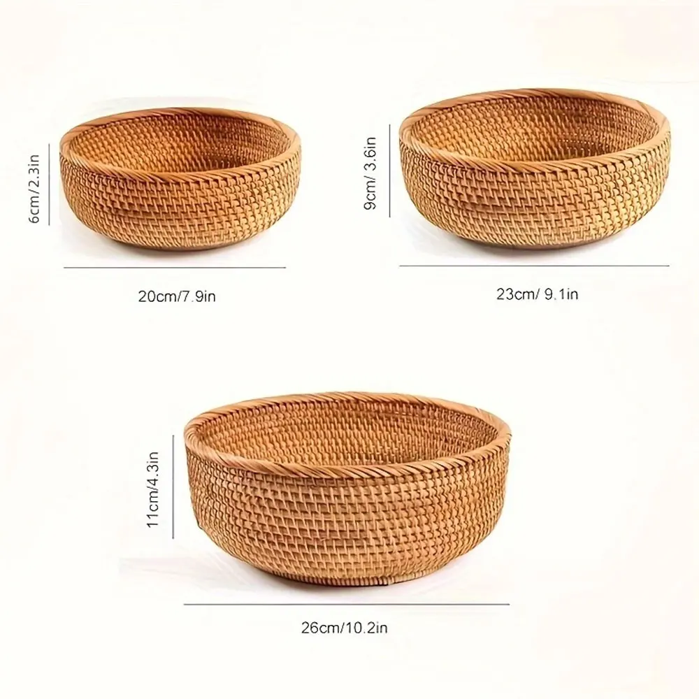 Handwoven Wicker Storage Baskets 4