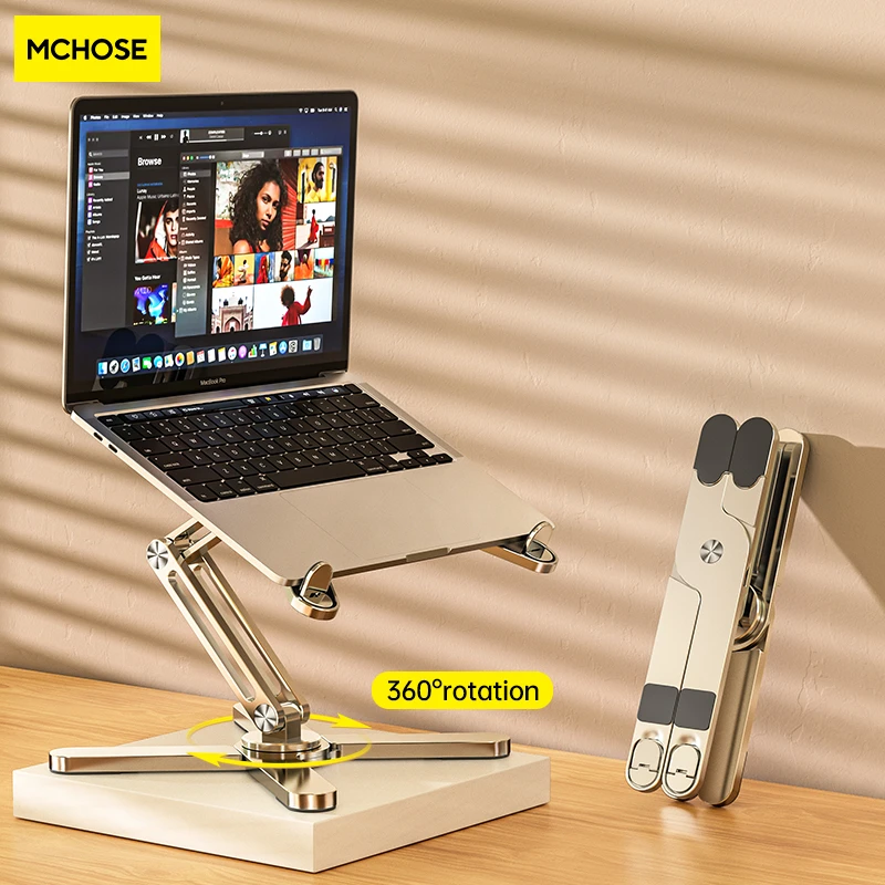 Mc N86 Laptop Stand 360°rotating Portable Notebook Bracket Heat