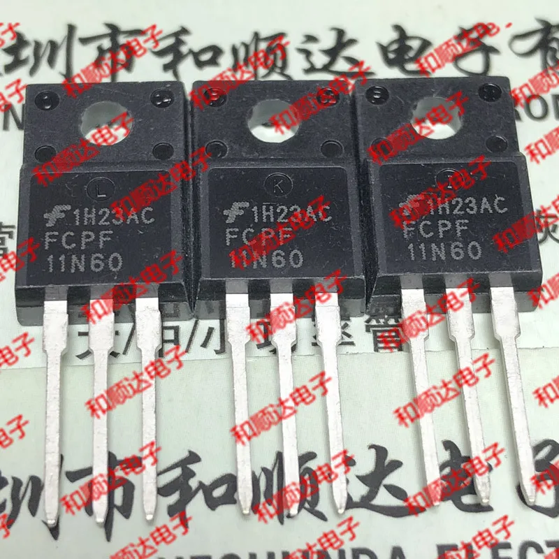 

10pcs/lot FCPF11N60 New stock TO-220F 650V 11A