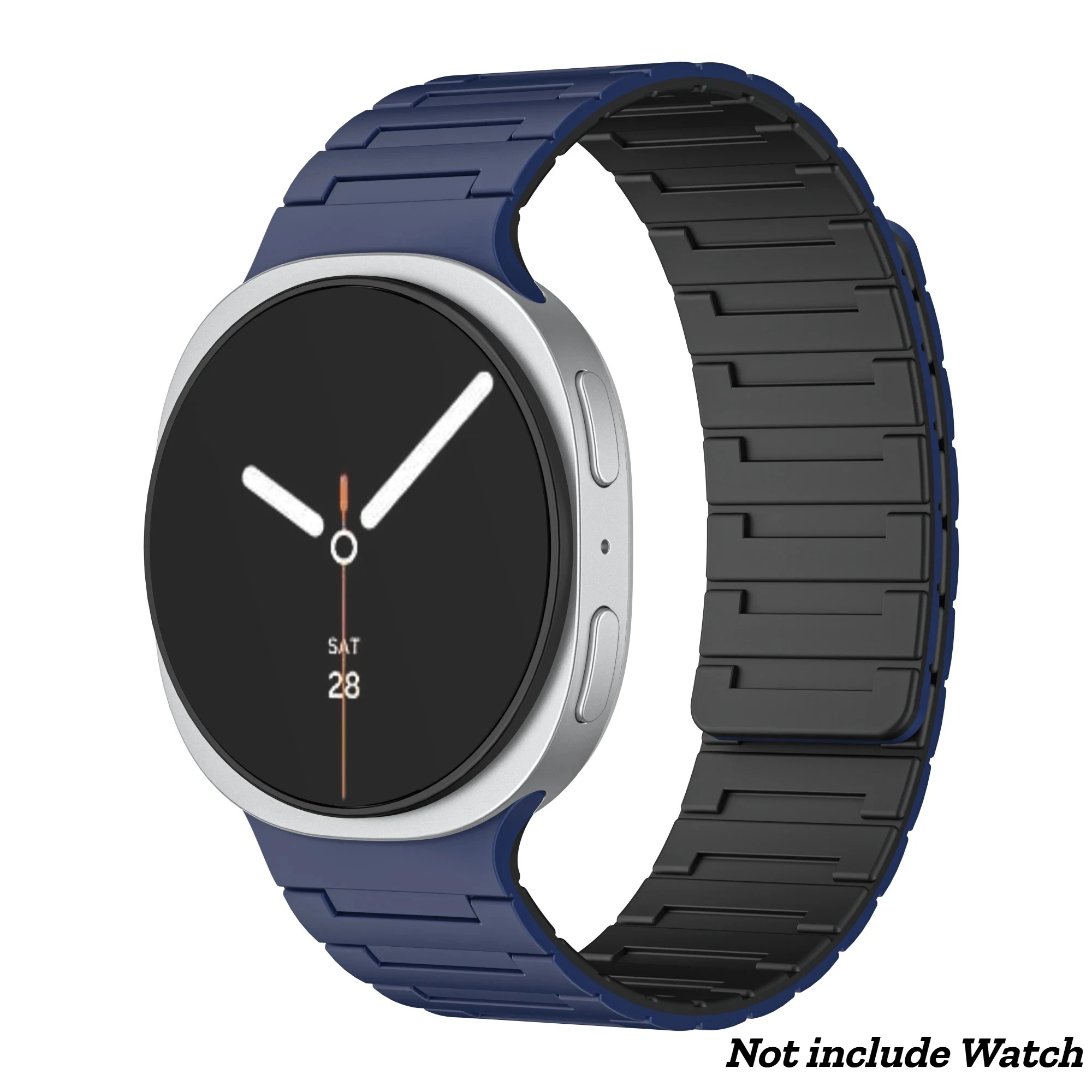 Magnetic Silicone Loop Strap Replacement Bracelet