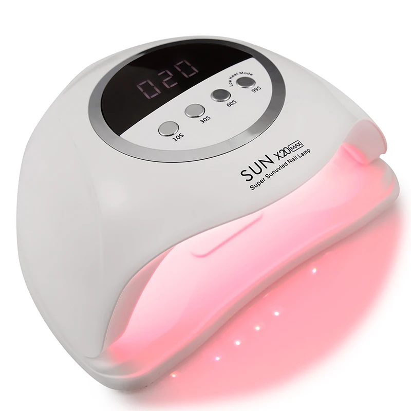 SUN X20MAX UV LED Nail Lamp 72LEDS Gel Polish Curing Manicure Lamp with Auto Sensor 4 Timer Professional Nails Light Salon Tools