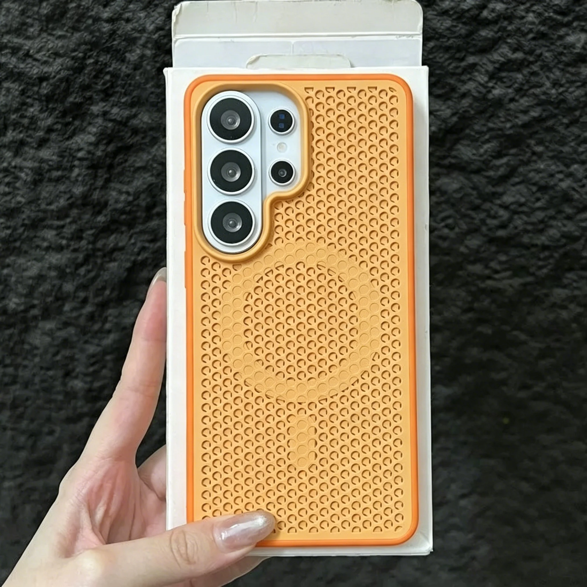 Sleek Matte Shockproof Magnetic Heat Dissipation Case with Frosted Finish