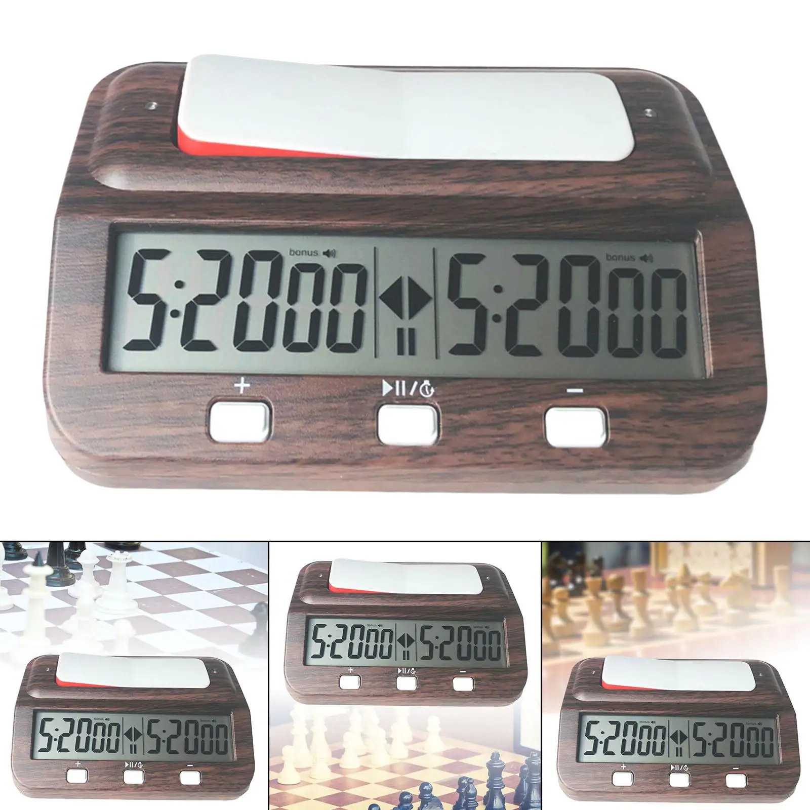 Professional Chess Clock Memory Function Portable Tournament Clock Analogue Chess for International Accessory