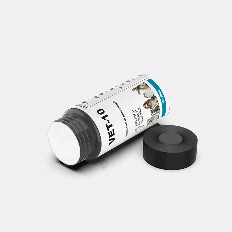 100 Strips/bottle VET-10/14 Pet Urine Test Strips Urine Routine Health Test for Cats and Dogs