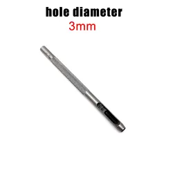 High Quality Steel Round Hole Punch Tool for Leathercraft and DIY Projects (1pc of  3mm)