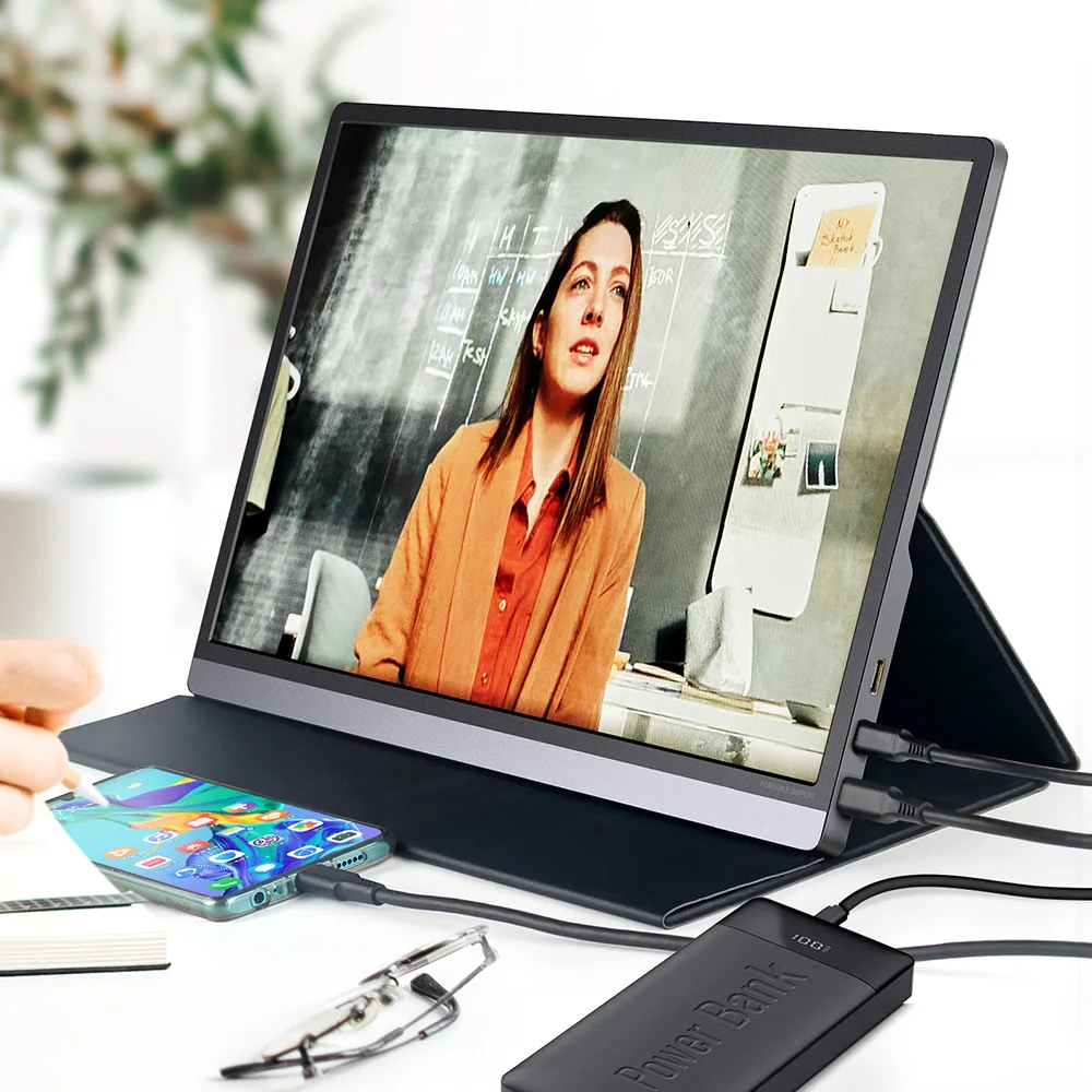 15.6 ġ FHD ޴  IPS 1920x1080P HDR LCD 60Hz   HDMI Type-C ÷, ȭ PC Ʈ ġ PS5/4