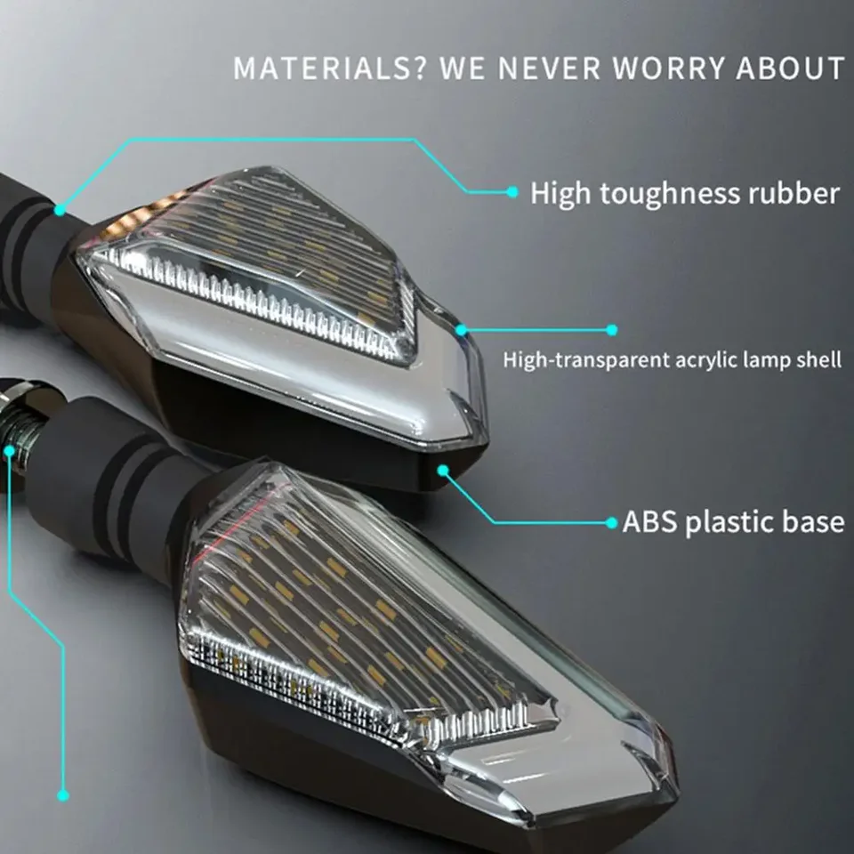 Car LED DRL Luce di Marcia diurna Con Indicatori di Direzione Auto