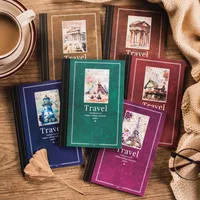 Yoofun 30 Sheets Trip Around The World Vintage Landscaping Scrapbooking Decor Material Paper Creative DIY Junk Journal Papers 1