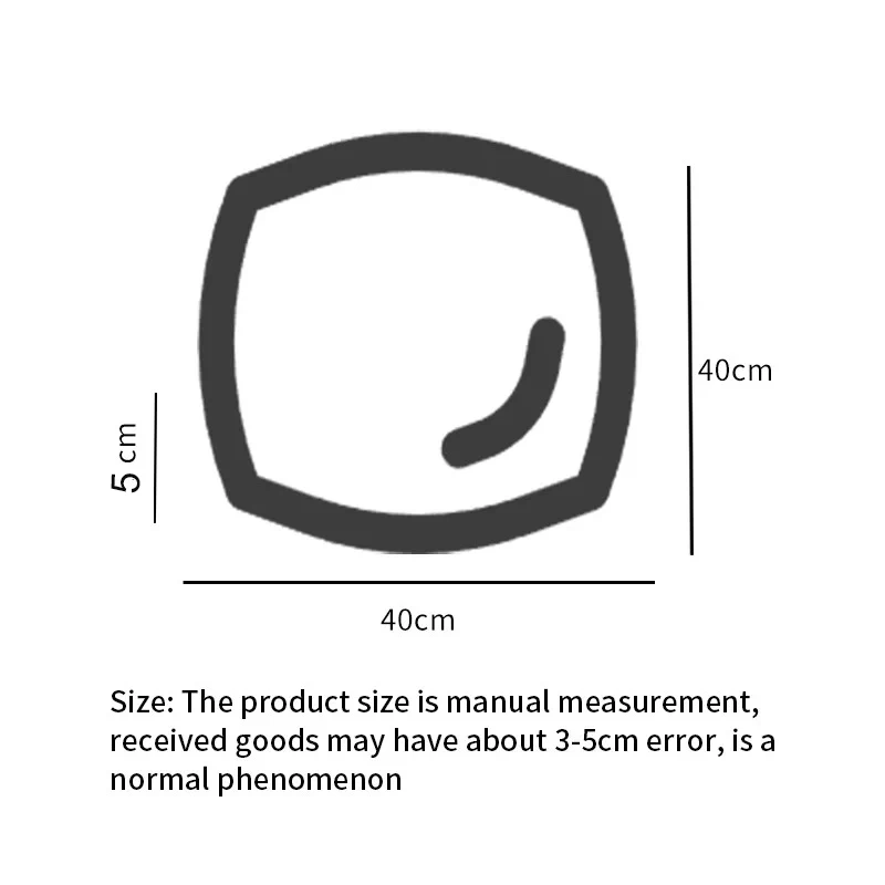 4D Air Fiber Seat Cushion Square 40x40x5cm Breathable, Ergonomic Support for Office Chair, Car, Home Anti-Slip & Durable Design 6