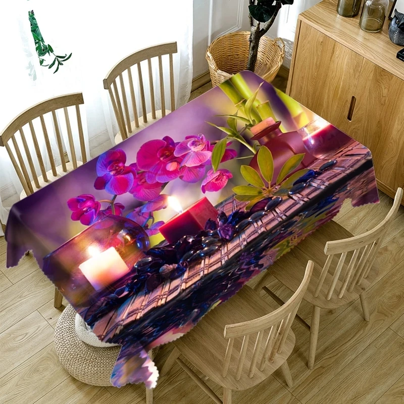 

Printed Polyester Pattern Home Tablecloth-23HY13