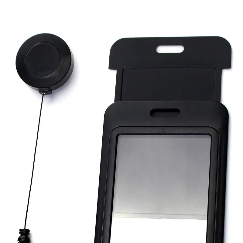 Hospital Retractable Plastic Badge Holder Reel Nurse Exhibition Card Holder Name Card Badge 1pc Office Supplies retractable badge reel badge holder retractable id tag retractable id lanyard