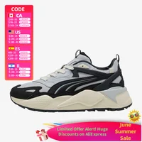 PUMA RS-XEfekt Premium Chaussures de sport basses confortables, polyvalentes et tendance, gris neutre 401263-02 1